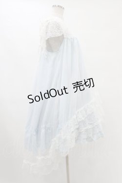 画像3: MR corset / クロシェット風エンジェルウィングワンピース  ブルー H-25-09-21-1018-PU-OP-KB-ZH