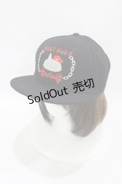 画像1: MINT NeKO / 華凛モデルBBキャップ  黒 H-25-09-21-1003-HN-AC-KB-ZH