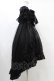 画像3: MR corset / シャーリングショルダーフィッシュテールワンピース  黒×黒 H-25-09-21-1021-PU-OP-KB-ZH (3)