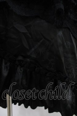 画像5: MR corset / シャーリングショルダーフィッシュテールワンピース  黒×黒 H-25-09-21-1021-PU-OP-KB-ZH