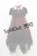 MR corset / レースアップホルタードレス  黒×赤 H-25-09-21-1022-PU-OP-KB-ZH