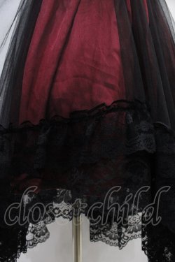画像5: MR corset / レースアップホルタードレス  黒×赤 H-25-09-21-1022-PU-OP-KB-ZH