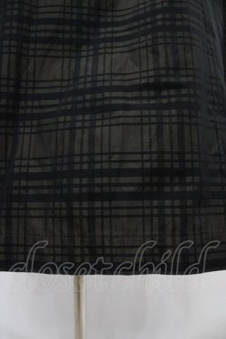 画像5: Jane Marple / Memory shadow check shirring dress  ブラック H-25-09-21-1024-JM-OP-KB-ZH