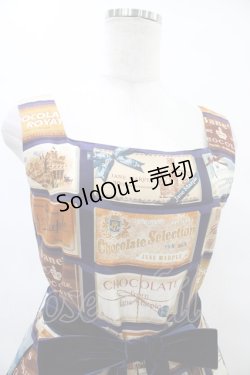 画像4: Jane Marple / ブリティッシュチョコレートバースクエアドレス  ネイビー H-25-09-21-1025-JM-SK-KB-ZH
