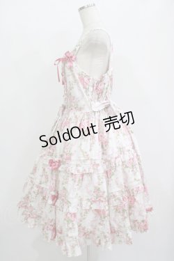 画像2: metamorphose / 【プラスサイズ】シャーロットティアードジャンパースカート プラスサイズ オフ白 H-25-09-21-004-ME-OP-NS-ZH