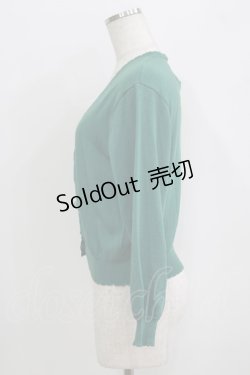 画像2: F&A / マーガレット釦UVカットニットカーディガン Free GREEN H-25-09-21-057-LO-TO-NS-ZH