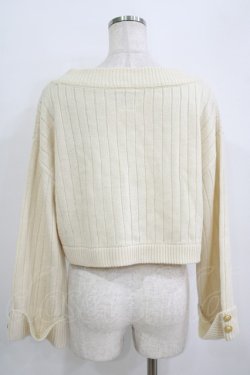 画像3: Fi.n.t / エンブレム釦ワイドスリーブニットプルオーバー Free IVORY H-25-09-21-060-CA-TO-NS-ZH