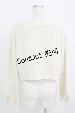 画像3: Fi.n.t / エンブレム釦ワイドスリーブニットプルオーバー Free IVORY H-25-09-21-060-CA-TO-NS-ZH