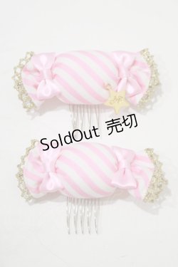 画像2: Angelic Pretty / Sweet Candyコーム  ピンク H-25-09-21-070-AP-AC-NS-ZH