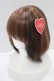 画像1: Angelic Pretty / Love Heartクリップ  レッド H-25-09-21-071-AP-AC-NS-ZH (1)