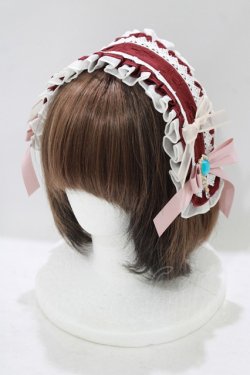 画像1: Hoshibako Works / 東方Project ×HoshibakoWorks アリス・マーガトロイド ヘッドドレス  ボルドー H-25-09-21-073-LO-AC-NS-ZH