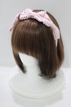 画像1: Chalmiere / トリプルリボンカチューシャ  ピンク H-25-09-21-075-PU-AC-NS-ZH