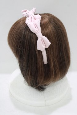 画像2: Chalmiere / トリプルリボンカチューシャ  ピンク H-25-09-21-075-PU-AC-NS-ZH