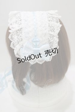 画像2: BABY,THE STARS SHINE BRIGHT / シェリルレーシィヘッドドレス  サックス H-25-09-21-076-BA-AC-NS-ZH