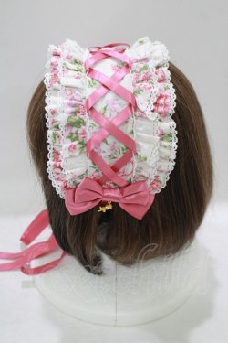 画像2: metamorphose / シャーロットレースアップヘッドドレス  オフ白 H-25-09-21-077-ME-AC-NS-ZH