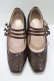 画像1: an another angelus / 多重ストラップパンプス S/22.5cm BROWN H-25-09-21-078-CA-SH-NS-ZH (1)