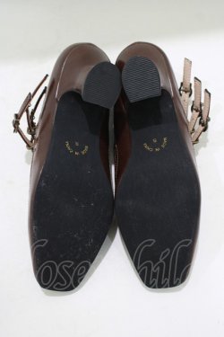 画像4: an another angelus / 多重ストラップパンプス S/22.5cm BROWN H-25-09-21-078-CA-SH-NS-ZH