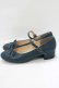 画像2: F&A / リボンストラップパンプス S/22.5〜23cm D/GREEN H-25-09-21-079-LO-SH-NS-ZH (2)