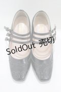 an another angelus / 多重ストラップパンプス S/22.5cm BLACK H-25-09-21-080-CA-SH-NS-ZH