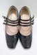 画像1: an another angelus / 多重ストラップパンプス S/22.5cm BLACK H-25-09-21-080-CA-SH-NS-ZH (1)