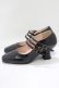 画像2: an another angelus / 多重ストラップパンプス S/22.5cm BLACK H-25-09-21-080-CA-SH-NS-ZH (2)