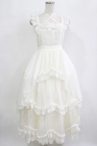 Hoshibako Works / サマーガーデン フロントクロスジャンパースカート Free ホワイト H-25-09-21-006-LO-OP-NS-ZH