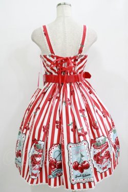 画像3: Angelic Pretty / Cherry Stampジャンパースカート Free レッド H-25-09-21-007-AP-OP-NS-ZH