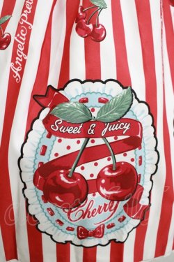画像4: Angelic Pretty / Cherry Stampジャンパースカート Free レッド H-25-09-21-007-AP-OP-NS-ZH
