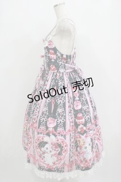 画像2: Royal Princess Alice / Strawberry Sweets・飴ノ森ふみかコラボジャンパースカート Free ブラック H-25-09-21-008-LO-OP-NS-ZH