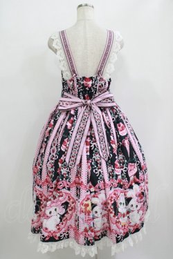 画像3: Royal Princess Alice / Strawberry Sweets・飴ノ森ふみかコラボジャンパースカート Free ブラック H-25-09-21-008-LO-OP-NS-ZH