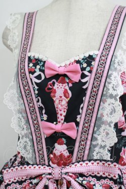 画像5: Royal Princess Alice / Strawberry Sweets・飴ノ森ふみかコラボジャンパースカート Free ブラック H-25-09-21-008-LO-OP-NS-ZH