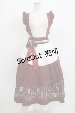 画像1: Amavel / 大正浪漫の夢紀行ロングスカート Free ボルドー H-25-09-21-009-CA-SK-NS-ZH