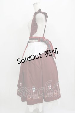 画像2: Amavel / 大正浪漫の夢紀行ロングスカート Free ボルドー H-25-09-21-009-CA-SK-NS-ZH