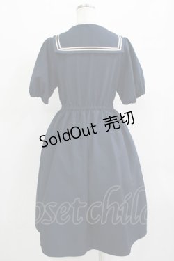 画像3: Fi.n.t / ダブル釦スクエアネックマリンワンピース Free NAVY H-25-09-21-010-CA-OP-NS-ZH