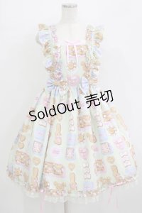 Angelic Pretty / Sweet Cookie Boxジャンパースカート Free ミント H-25-09-21-002-AP-OP-NS-ZH