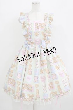 画像1: Angelic Pretty / Sweet Cookie Boxジャンパースカート Free ミント H-25-09-21-002-AP-OP-NS-ZH