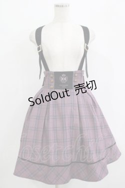 画像1: Amavel / Romantique Emblemチェックスカート Free パープル H-25-09-21-017-CA-SK-NS-ZH