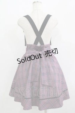 画像3: Amavel / Romantique Emblemチェックスカート Free パープル H-25-09-21-017-CA-SK-NS-ZH