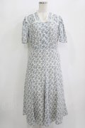 an another angelus / ヨークデザインフレンチローズ柄ワンピース Free OFF×BL H-25-09-21-021-CA-OP-NS-ZH
