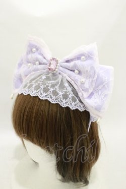 画像1: Angelic Pretty / Sweet Actressカチューシャ  ラベンダー H-25-09-22-007-AP-AC-NS-ZH