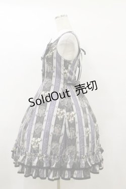 画像3: ALICE and the PIRATES / St.Lily Wolf〜狼騎士と百合の誓い〜柄ジャンパースカートI Free ブラック H-25-09-22-055-PA-OP-NS-ZH