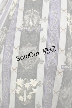 画像4: ALICE and the PIRATES / St.Lily Wolf〜狼騎士と百合の誓い〜柄ジャンパースカートI Free ブラック H-25-09-22-055-PA-OP-NS-ZH