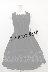 BABY,THE STARS SHINE BRIGHT / 別珍レースフリルジャンパースカート Free ブラック H-25-09-22-057-BA-OP-NS-ZH