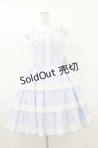 BABY,THE STARS SHINE BRIGHT / ミルフィーユジャンパースカート Free サックス H-25-09-22-058-BA-OP-NS-ZH