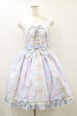 画像1: Angelic Pretty / Jewelry Ribbon Princessジャンパースカート Free サックス H-25-09-22-059-AP-OP-NS-ZH