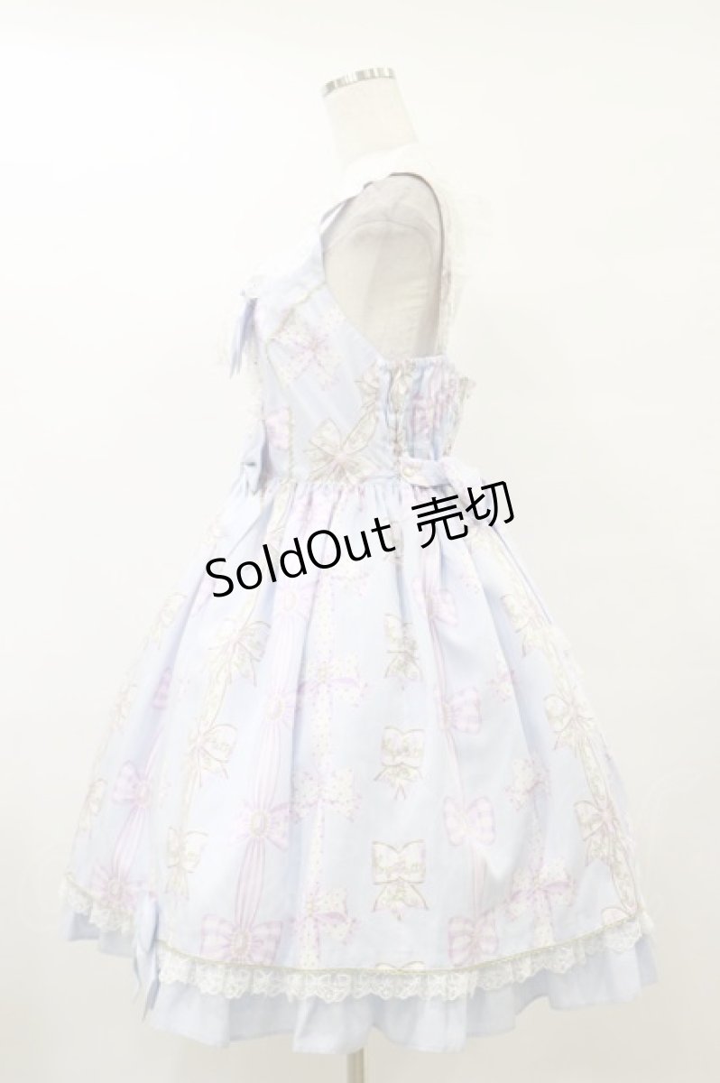画像3: Angelic Pretty / Jewelry Ribbon Princessジャンパースカート Free サックス H-25-09-22-059-AP-OP-NS-ZH (3)