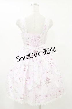 画像2: BABY,THE STARS SHINE BRIGHT / メリィさんのかわいいひつじ柄リボンジャンパースカート M ピンク H-25-09-22-063-BA-OP-NS-ZH