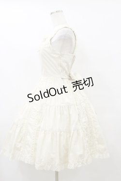 画像3: Innocent World / お花畑ジャンパースカート Free 生成り H-25-09-22-064-IW-OP-NS-ZH