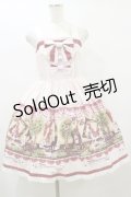 BABY,THE STARS SHINE BRIGHT / My little red riding hood柄ドットリボンジャンパースカート Free ピンク H-25-09-22-066-BA-OP-NS-ZH