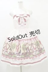 BABY,THE STARS SHINE BRIGHT / My little red riding hood柄ドットリボンジャンパースカート Free ピンク H-25-09-22-066-BA-OP-NS-ZH